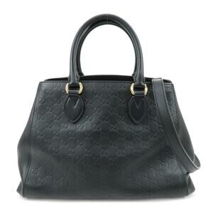 Gucci Guccissima Handbag Black